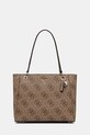 Torba Guess NOELLE imitacija zrnate kože bež HWSO96.72250