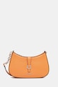 Τσάντα Guess CARRIE απομίμηση λείου δέρματος πορτοκαλί HWVG98.96180