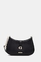 Τσάντα Guess CARRIE απομίμηση λείου δέρματος μαύρο HWVG98.96180