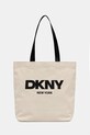 Dkny torebka nadruk beżowy R53AGN37