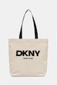 Dkny torebka nadruk beżowy R53AGN37