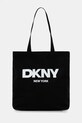 Dkny torebka nadruk czarny R53AGN37