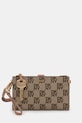 Dkny portfel drobny wzór brązowy R5456N80