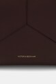 Victoria Beckham torebka skórzana Plie bordowy B126AAC007198A