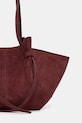 Akcesoria Yuzefi torebka zamszowa MOCHI YUZCO.HB.MO.S024 bordowy