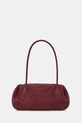 Yuzefi torebka zamszowa OYSTER nie mieści A4 bordowy YUZCO.HB.OYSB.S024