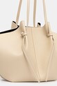 Doplnky Kožená kabelka Yuzefi LARGE MOCHI YUZRS26.HB.LM.L066 béžová