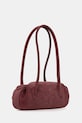 Yuzefi torebka zamszowa OYSTER YUZRS26.HB.OSM.S024 bordowy SS26