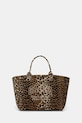GANNI torebka bawełniana A7161 tekstylny brązowy A7161