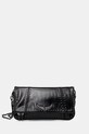 ZADIG&VOLTAIRE torebka skórzana nie mieści A4 czarny LWBA04243