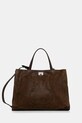 Τσάντα σουέτ ZADIG&VOLTAIRE δέρμα σαμουά καφέ LWBA04322