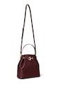 Akcesoria Lauren Ralph Lauren torebka skórzana 431982787 bordowy