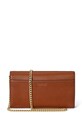 Akcesoria Lauren Ralph Lauren torebka skórzana 432980206 brązowy