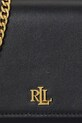 Lauren Ralph Lauren torebka skórzana 432980206 czarny