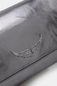 ZADIG&VOLTAIRE torebka skórzana szary LWBA04153