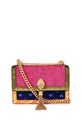 Kurt Geiger London torebka welurowa Shoreditch nie mieści A4 multicolor 3536269789