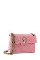 Kurt Geiger London torebka zamszowa Kensington 5017398219 różowy SS26
