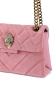 Kurt Geiger London torebka zamszowa Kensington różowy 5017398219