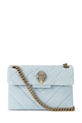 Kurt Geiger London torebka skórzana Kensington skóra licowa niebieski 5017382219