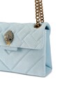 Kurt Geiger London torebka skórzana Kensington niebieski 5017382219