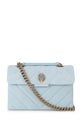 Kurt Geiger London torebka skórzana Kensington nie mieści A4 niebieski 5021582219