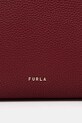 Akcesoria Furla torebka skórzana WB02001.BX4329.4617S bordowy