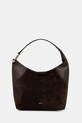 Furla torebka zamszowa Lara M Hobo skóra licowa brązowy WB01900.BX1895.4286S