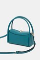 Akcesoria Furla torebka skórzana Nicole Mini Boston Bag WE00893.BX4296.4487S turkusowy