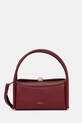 Furla torebka skórzana Nicole Mini Boston Bag skóra licowa bordowy WE00893.BX4296.CGQ00