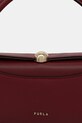 Furla torebka skórzana Nicole Mini Boston Bag WE00893.BX4296.CGQ00 bordowy