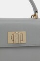 Furla torebka skórzana Mini Top Handle szary WB00109.ARE000.CRH00