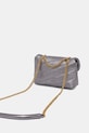 Dodatki Pinko crossbody torbica ženska usnjena 100040.A360 srebrna