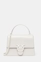 Pinko torebka skórzana skóra licowa biały 100066.A315