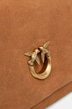 Τσάντα σουέτ Pinko Horizontal 106178.A0F6 καφέ