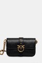 Pinko torebka skórzana skóra licowa czarny 105353.A2X6