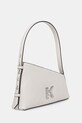Δερμάτινη τσάντα Karl Lagerfeld Jeans B1W30181 λευκό SS26