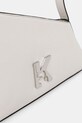 Αξεσουάρ Δερμάτινη τσάντα Karl Lagerfeld Jeans B1W30181 λευκό