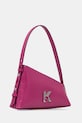 Δερμάτινη τσάντα Karl Lagerfeld Jeans B1W30181 ροζ SS26
