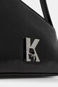 Кожена чанта Karl Lagerfeld Jeans черен B1W30181