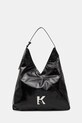 Akcesoria Karl Lagerfeld Jeans torebka skórzana B1W30184 czarny