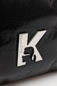 Karl Lagerfeld Jeans torebka skórzana czarny B1W30184