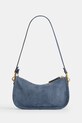 Coach torebka zamszowa Suede Waverly CDD78 niebieski SS26
