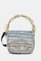 Diesel torebka crossbody damska bawełniana niebieski X08709.P8761