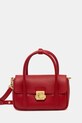 Coccinelle torebka skórzana skóra licowa czerwony E5.U4K.58.01.01