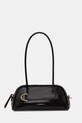 Coccinelle torebka skórzana PAKI SHINY SMOOTH skóra licowa czarny E1.U4B.12.02.01