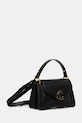 Coccinelle torebka skórzana C-ME CALF&MARB E1.U4G.18.02.01 czarny SS26
