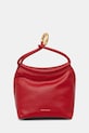 Coccinelle torebka skórzana FINN POUCH skóra licowa czerwony E1.UAA.58.01.01