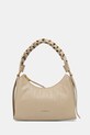Coccinelle torebka skórzana BOHEME PLISSE skóra licowa beżowy E1.UT1.13.03.01