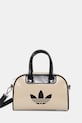Kabelka adidas Originals Adicolor imitácia lakovanej kože béžová KD7841