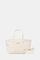 A.P.C. сумка tote для женщин хлопковая LE DRUMMER TOILE SMALL бежевый COHMP.F67045